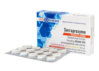 Serrapeptase/Serraprozyme 30 enteric coated caps Theranera
